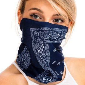 NEW! Navy Face Mask - Neck Gaiter - Unisex